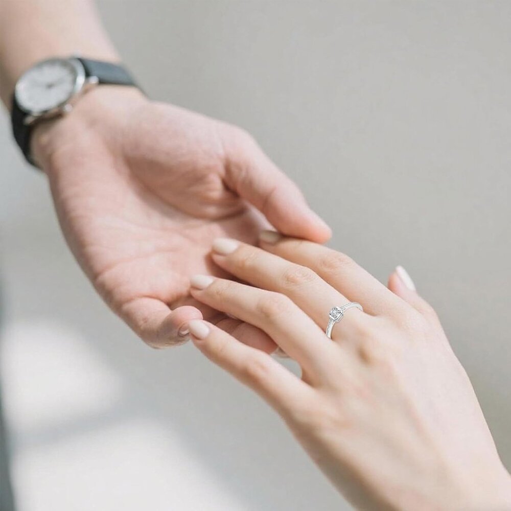 Versatile Stackable Lab Created Diamond Ring For … - image 4